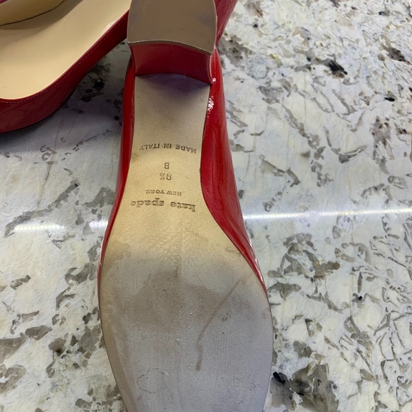 Kate Spade Chunky Patent Pumps - Picture 3 of 4